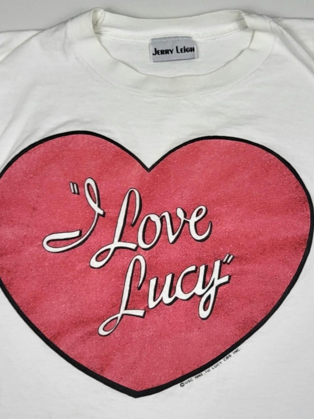 Vintage 90s Jerry Leigh I Love Lucy Logo Heart Graphic Tee XL